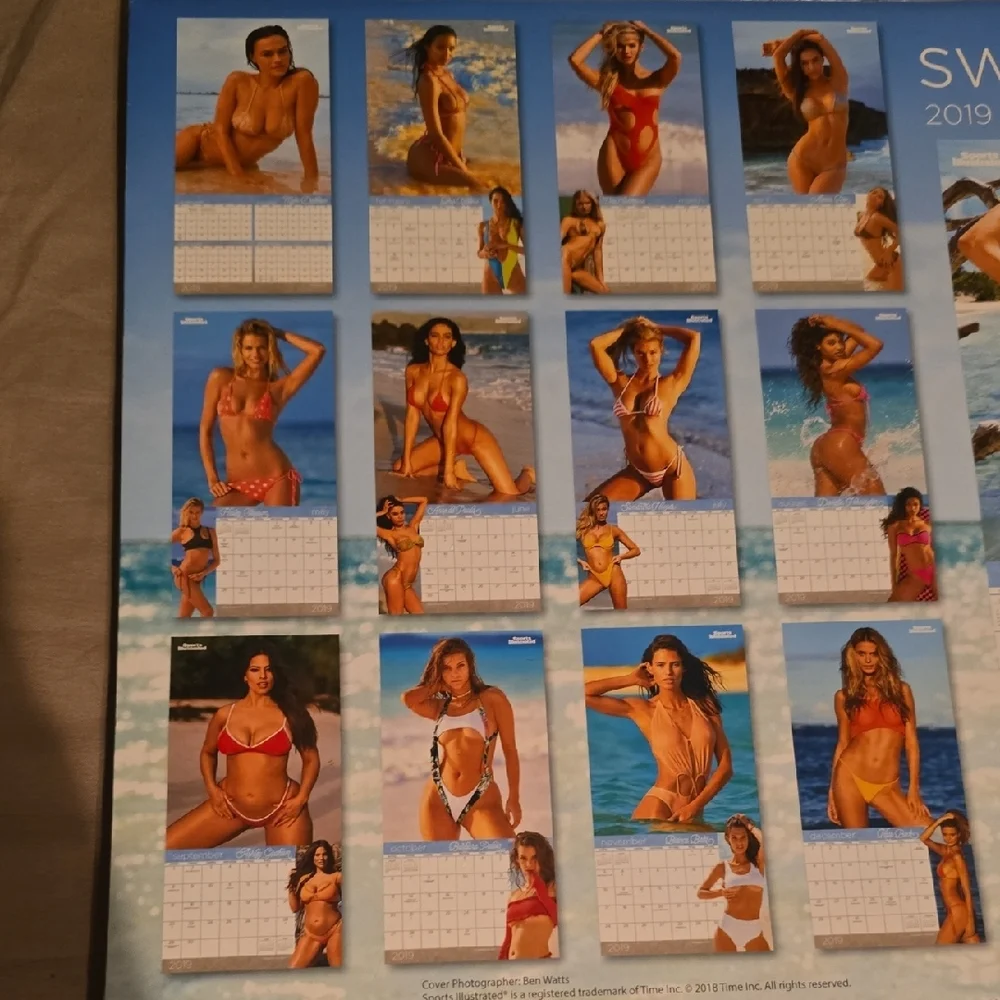 Sports Illustrated Swim Calendar - Pink and Blue